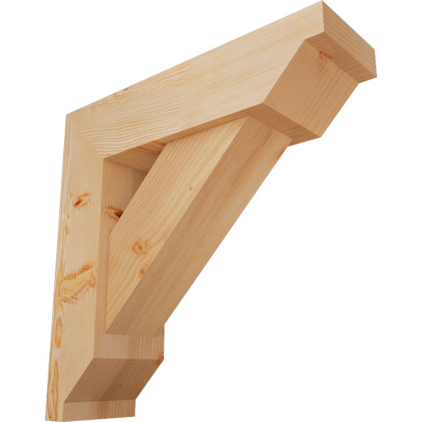 Ekena Millwork BKT0806X26X26TRA10SDF