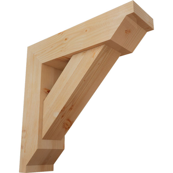 Ekena Millwork BKT0806X28X28TRA10SDF