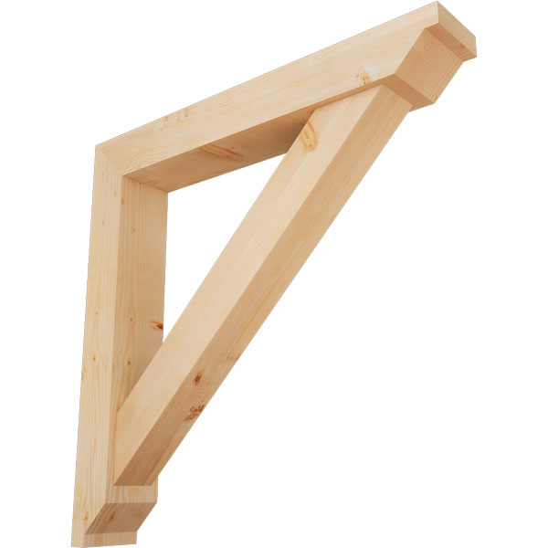 Ekena Millwork BKT0806X48X48TRA10SDF