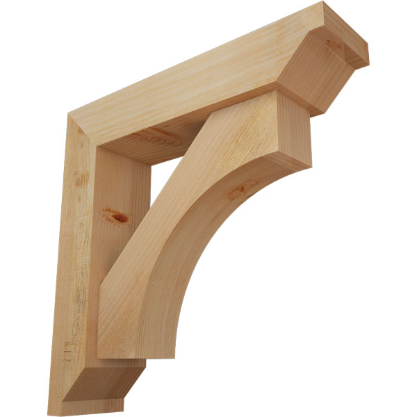 Ekena Millwork BKT0604X24X24WTL10RDF