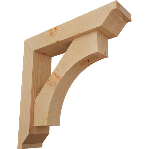 Ekena Millwork BKT0604X24X24WTL10SDF