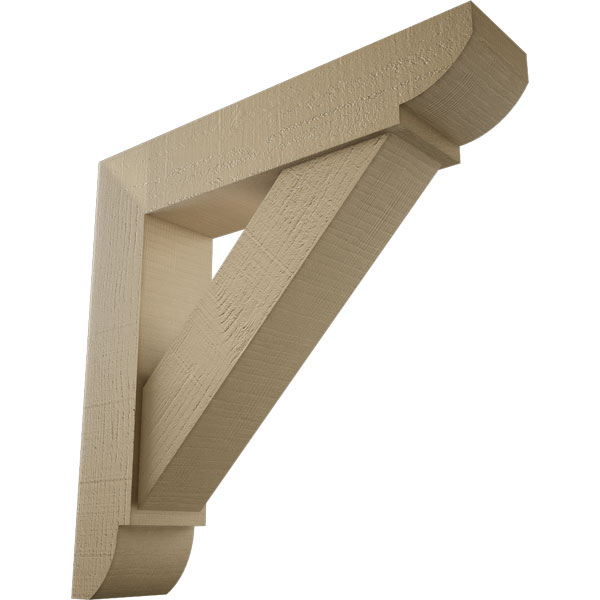 Ekena Millwork BKTUR0604X28X28TRA09RCPR