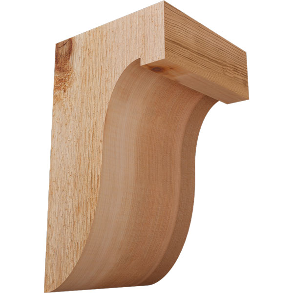 Ekena Millwork COR06X06X10DEL00RWR