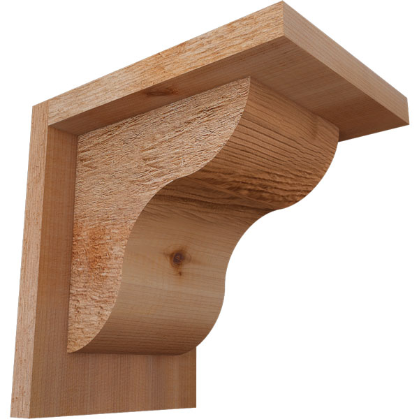 Ekena Millwork COR06X08X08CAR01RWR