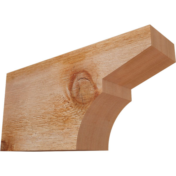 Ekena Millwork RFT04X08X16MON00RWR