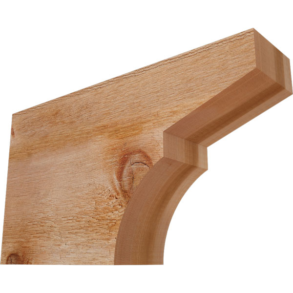 Ekena Millwork RFT04X10X18MON00RWR