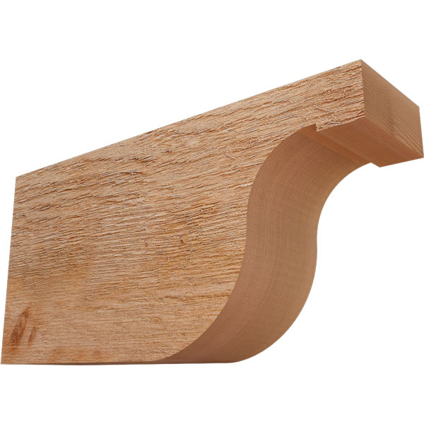 Ekena Millwork RFT04X08X16DEL00RWR