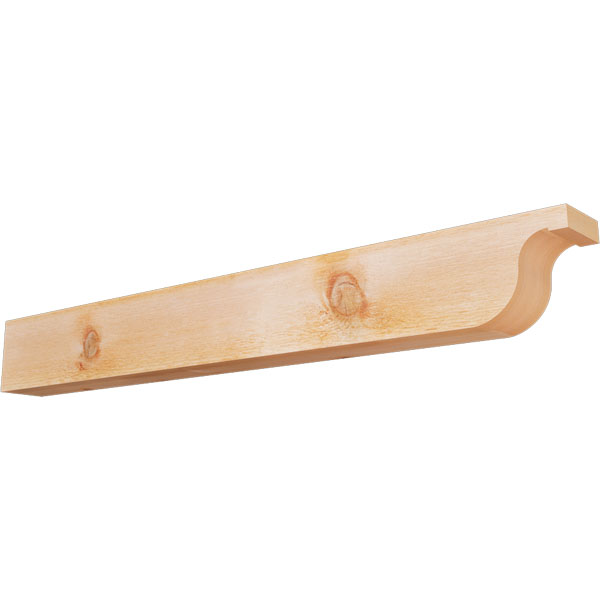 Ekena Millwork RFT04X06X48DEL00RWR