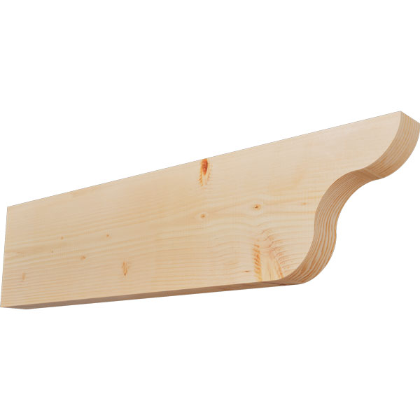 Ekena Millwork RFT04X12X48CAR00SDF