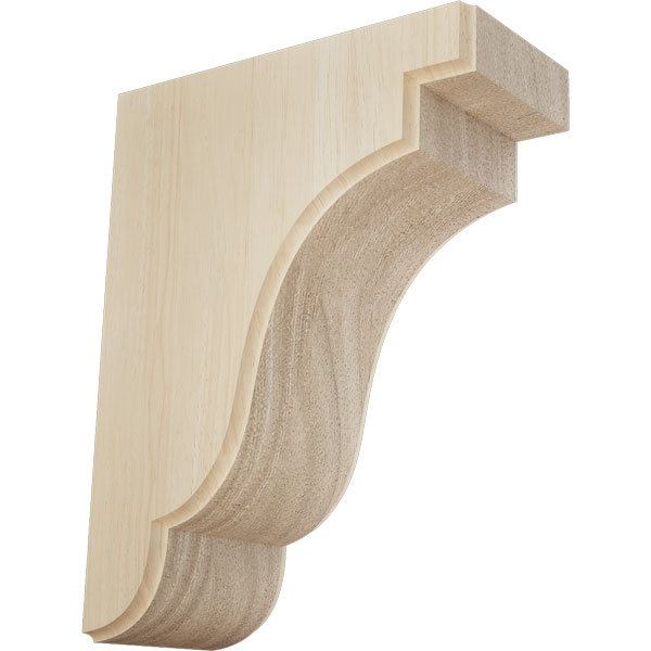Ekena Millwork BKTW04X07X10BERW
