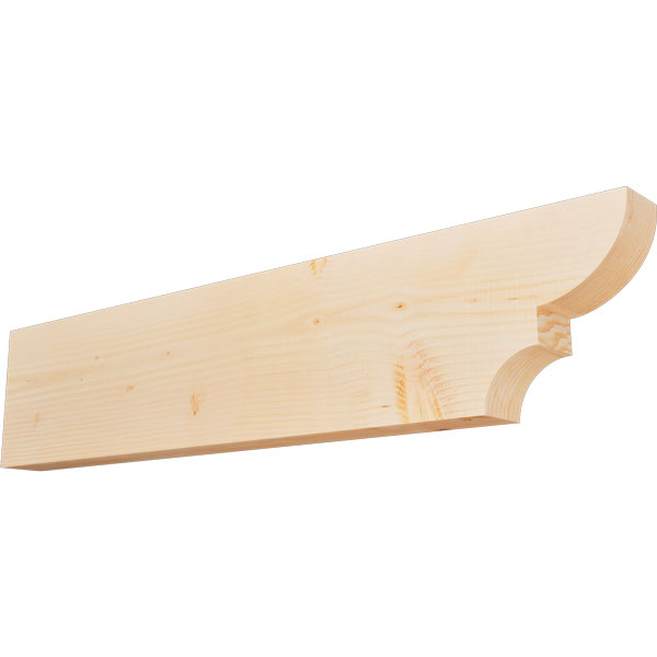Ekena Millwork RFT04X10X48RID00SDF