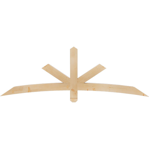 Ekena Millwork GBW072X24X0404ALB00SDF