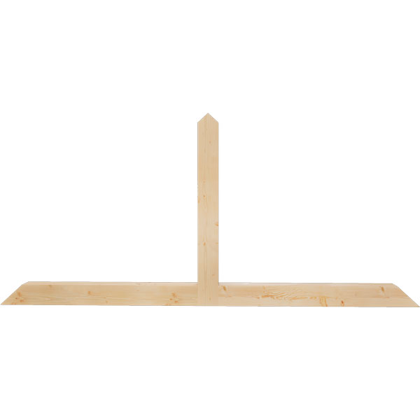 Ekena Millwork GBW072X33X0404POR00SDF