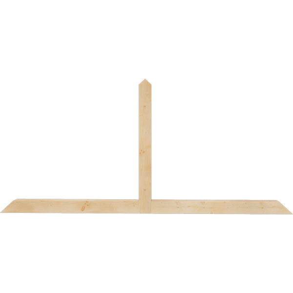 Ekena Millwork GBW084X38X0404POR00SDF
