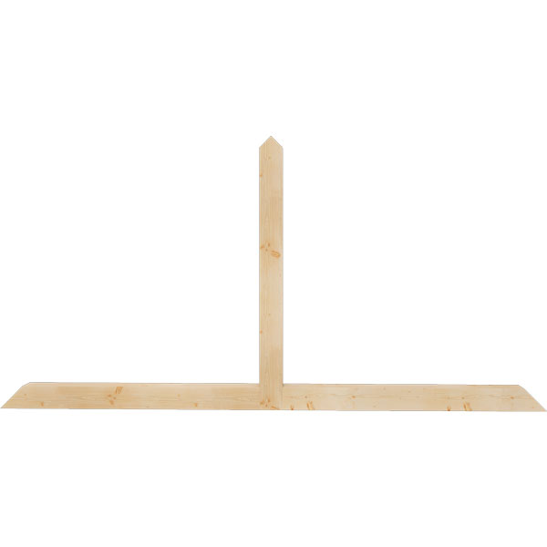 Ekena Millwork GBW084X42X0404POR00SDF