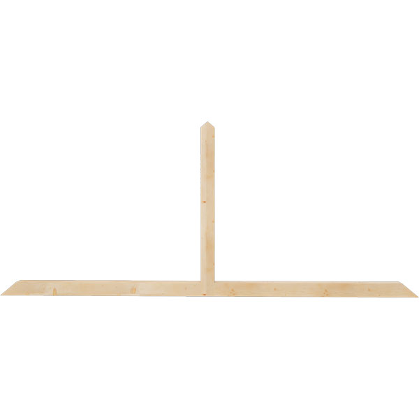 Ekena Millwork GBW108X45X0404POR00SDF