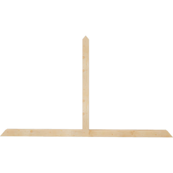 Ekena Millwork GBW096X56X0404POR00SDF