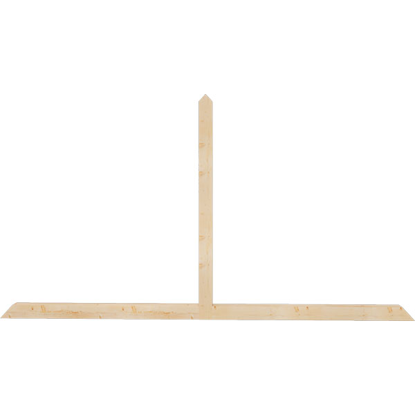 Ekena Millwork GBW108X58X0404POR00SDF