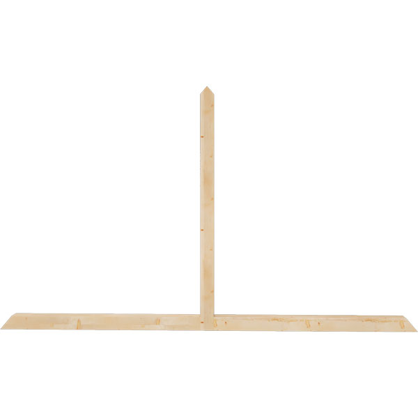 Ekena Millwork GBW108X63X0404POR00SDF