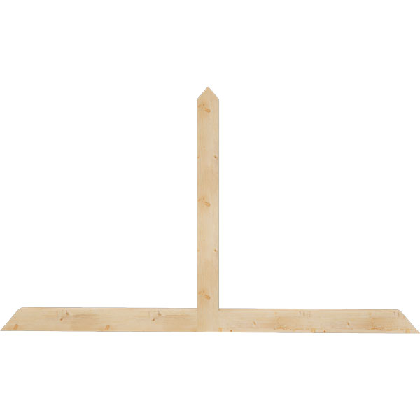 Ekena Millwork GBW108X63X0406POR00SDF