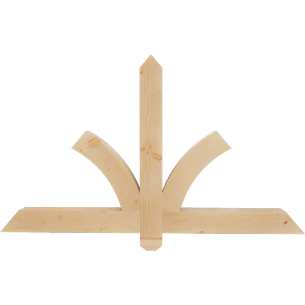 Ekena Millwork GBW048X28X0404RED00SDF