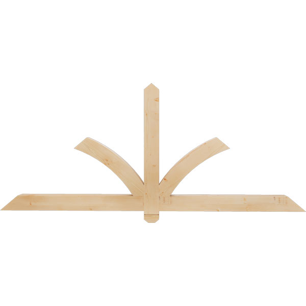 Ekena Millwork GBW072X30X0404RED00SDF