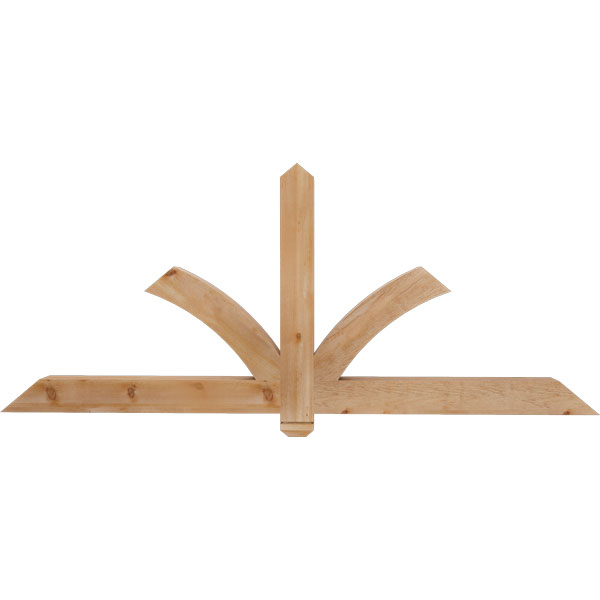 Ekena Millwork GBW072X30X0404RED00RWR