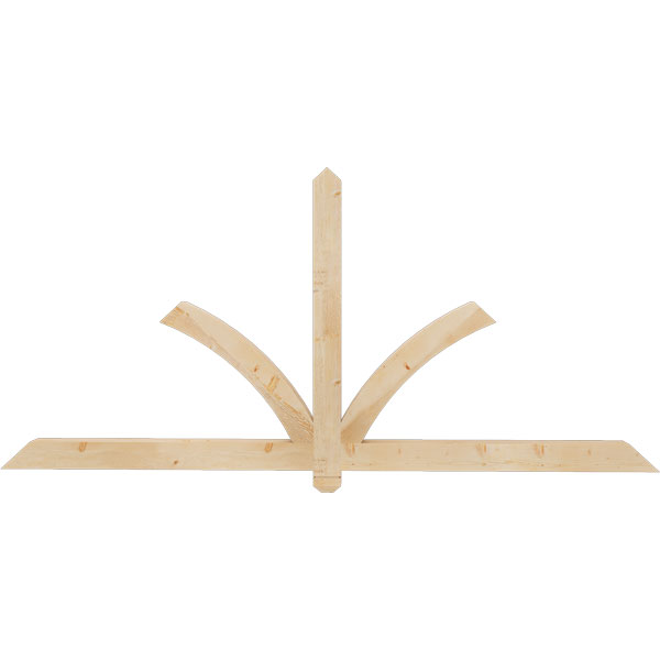 Ekena Millwork GBW084X38X0404RED00SDF