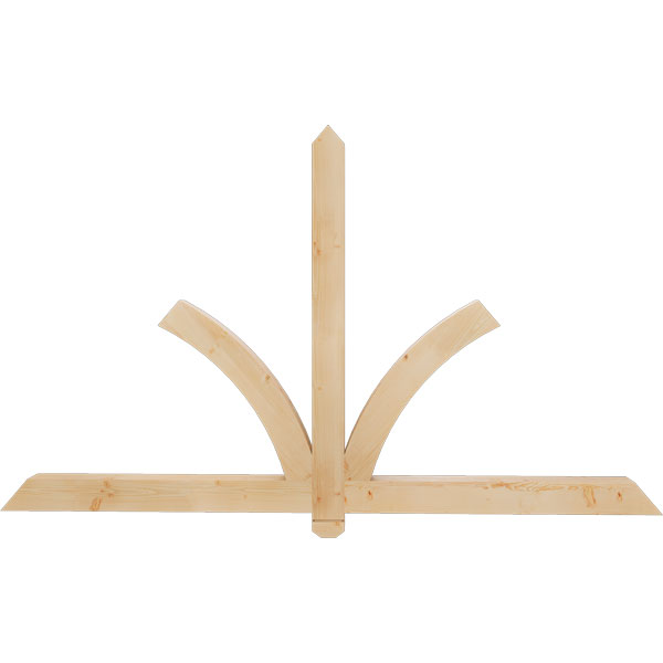 Ekena Millwork GBW072X42X0404RED00SDF