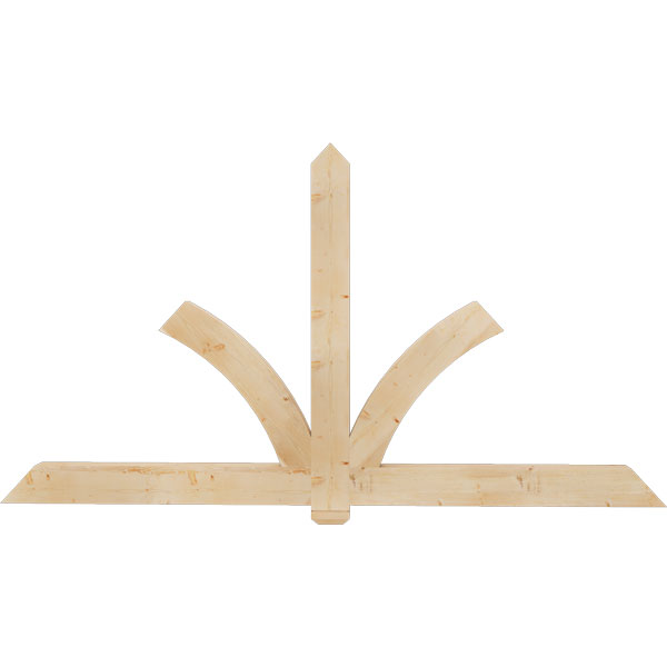 Ekena Millwork GBW096X52X0406RED00SDF