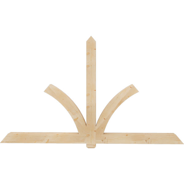 Ekena Millwork GBW108X63X0606RED00SDF