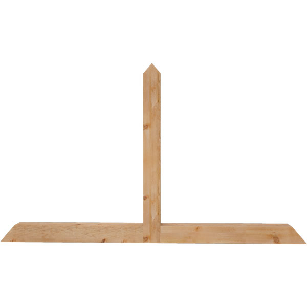 Ekena Millwork GBW072X42X0404POR00RWR