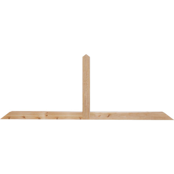 Ekena Millwork GBW096X36X0404POR00RWR