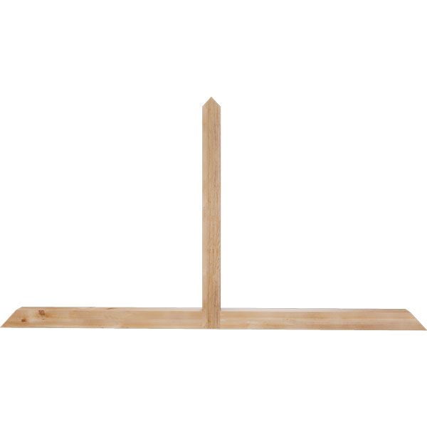 Ekena Millwork GBW096X52X0404POR00RWR