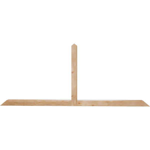 Ekena Millwork GBW108X45X0404POR00RWR