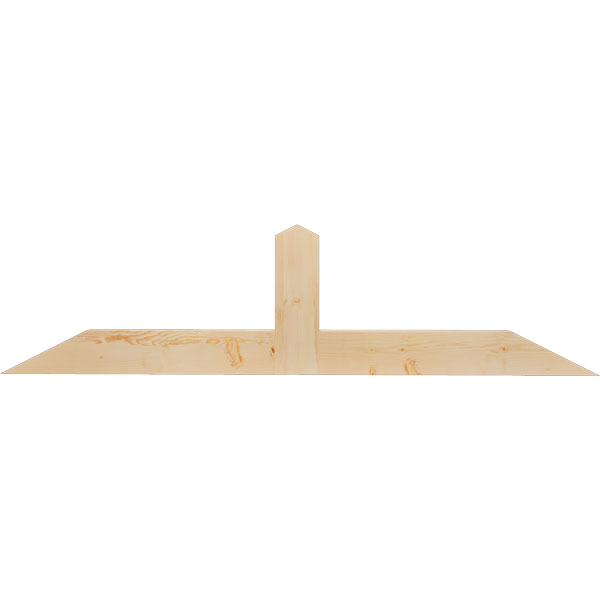 Ekena Millwork GBW048X12X0204POR00SDF