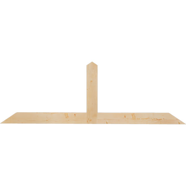 Ekena Millwork GBW060X20X0204POR00SDF