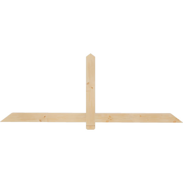 Ekena Millwork GBW072X27X0204EUG00SDF