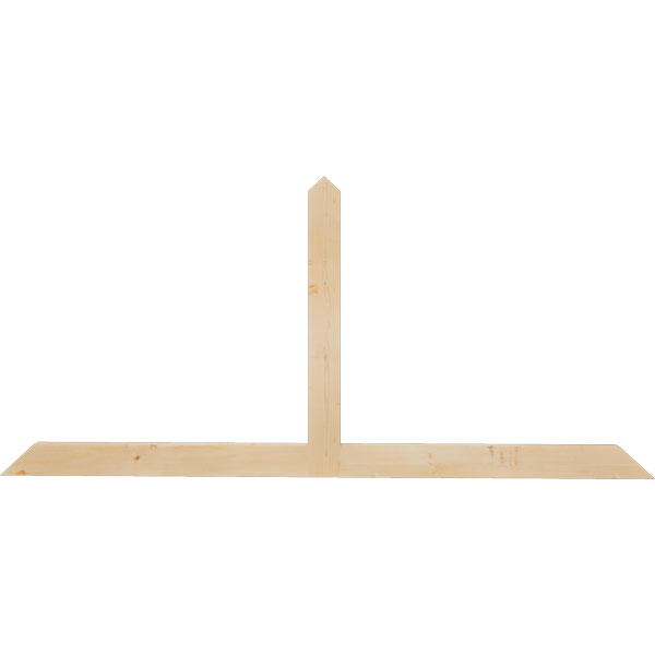 Ekena Millwork GBW072X33X0204POR00SDF