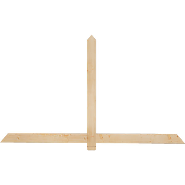 Ekena Millwork GBW072X42X0204EUG00SDF