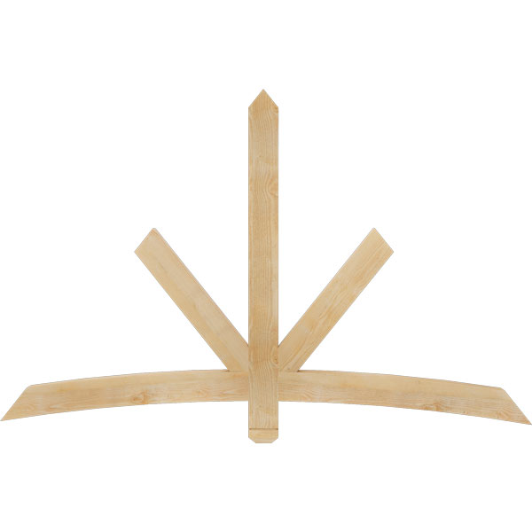 Ekena Millwork GBW072X45X0204ALB00RDF