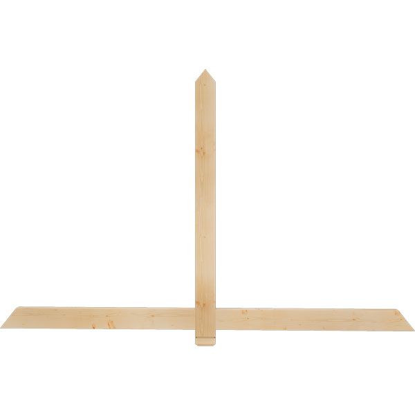 Ekena Millwork GBW072X45X0204EUG00SDF