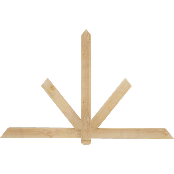 Ekena Millwork GBW072X45X0204KEN00RDF