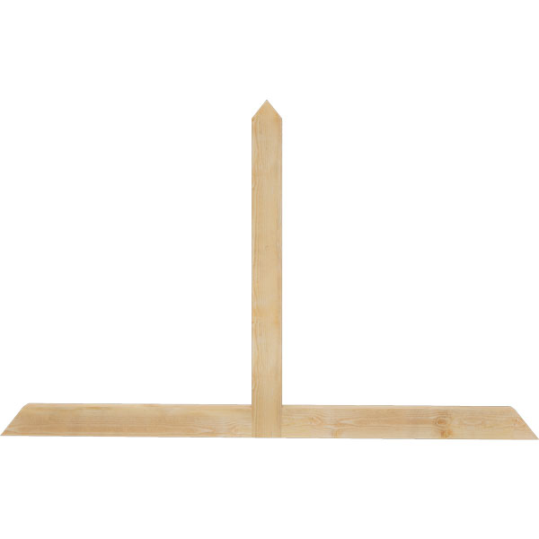 Ekena Millwork GBW072X45X0204POR00RDF