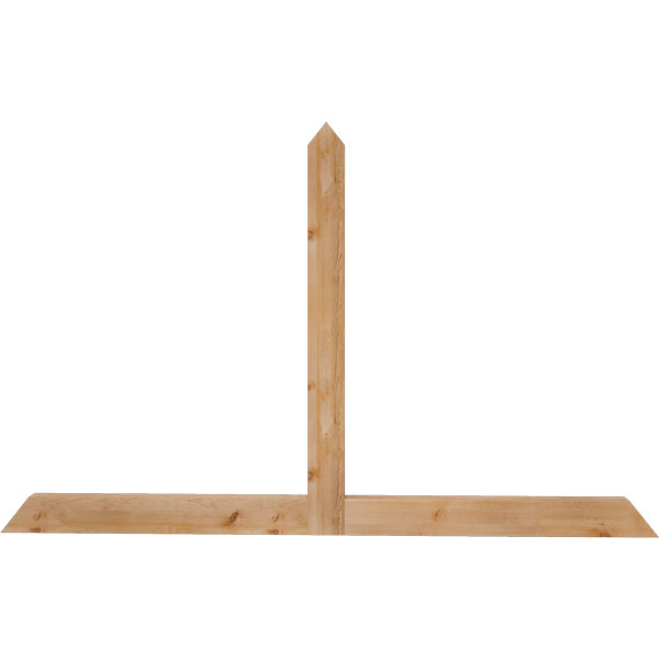 Ekena Millwork GBW072X45X0204POR00RWR