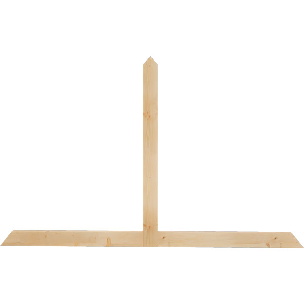 Ekena Millwork GBW072X45X0204POR00SDF