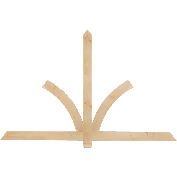 Ekena Millwork GBW072X45X0204RED00SDF