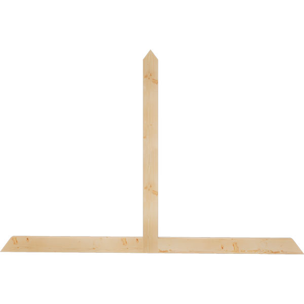 Ekena Millwork GBW072X48X0204POR00SDF