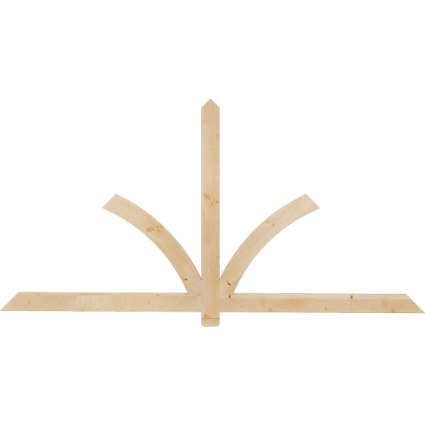 Ekena Millwork GBW084X42X0204RED00SDF