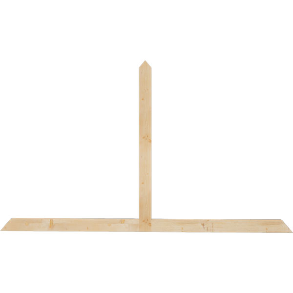 Ekena Millwork GBW084X49X0204POR00SDF